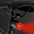 Stop bicicleta spate inteligent LED cu senzor frana si lumina, 5 moduri de iluminare, 30 lumeni, baterie 400 mAh, incarcare USB tip C, potrivire universala inclusiv trotineta, scuter, bicicleta electrica, e-bike, rezistent la apa