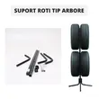 Suport anvelope, vertical, depozitare 4 roti intre 13 si 17 inch, Cartrend