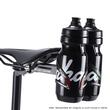 Suport bidon apa bicicleta, dublu, MTB, BMX, prindere sub sa, ultra usor, aluminiu, West Biking, negru
