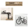 Suport depozitare si reparare bicicleta West Biking, sustine pana la 40 kg, prindere perete/masa, antialunecare, reglabil