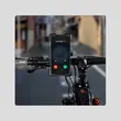 Suport telefon bicicleta, motocicleta, trotineta, scuter, bicicleta electrica, e-bike, MTB, compatibil cu telefoane pana la 18.3 cm lungime, rotativ 360 grade, montare ghidon, rezistent la apa