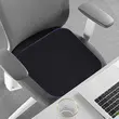 Perna scaun cu ventilatie, alimentare USB, 3 trepte de reglare, negru