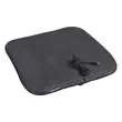 Perna scaun cu ventilatie, alimentare USB, 3 trepte de reglare, negru