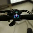 Vesta reflectorizanta bicicleta cu lumina LED si telecomanda, bretele ajustabile, ciclism, alergare, nylon, material tesatura Oxford, rezistenta la apa