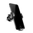 Suport Auto pentru telefon, Baseus, Gravity Air Mount, negru = DELISTAT
