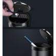 Scrumiera auto premium, Baseus, led, gri inchis