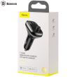 Incarcator Auto Baseus cu functie de Modulator FM, Bluetooth 5.0, Quick Charge 3.0, Black - DELISTAT