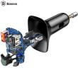 Incarcator Auto Baseus cu functie de Modulator FM, Bluetooth 5.0, Quick Charge 3.0, Black - DELISTAT