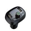 Incarcator Auto cu functie de Modulator FM, Baseus, standard edition, Black - DELISTAT