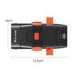 Far bicicleta multifunctional LED cu 5 functii, iluminare dubla 500 lumeni, 4 moduri de iluminare, vizibilitate 120 m, suport telefon, claxon, incarcare USB, West Biking, negru cu portocaliu