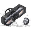 Lumini spate bicicleta cu semnalizare LED si telecomanda wireless, potrivire universala inclusiv MTB, 6 moduri de iluminare, incarcare USB, autonomie baterie max 36 ore, plastic ABS, West Biking, negru