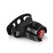 Stop LED bicicleta, functie dubla fata/spate, potrivire universala inclusiv pentru MTB, vizibilitate 50 m si 240 de grade, 3 moduri de iluminare, prindere de tija, plastic ABS si aluminiu, rezistent la apa, 11.3 x 3.1 x 3.1 cm, West Biking, negru