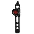 Stop LED bicicleta, functie dubla fata/spate, potrivire universala inclusiv pentru MTB, vizibilitate 50 m si 240 de grade, 3 moduri de iluminare, prindere de tija, plastic ABS si aluminiu, rezistent la apa, 11.3 x 3.1 x 3.1 cm, West Biking, negru