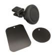 Suport auto magnetic pentru telefon, prindere grila de ventilatie, universal, negru, 7 x 4 x 4 cm
