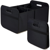 Organizator portbagaj auto, 58x35x30 cm, pliabil, spatios, negru