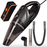 Aspirator auto, umed si uscat, 106 W, 12 V, 5000 Pa, cablu 5m, cu geanta depozitare