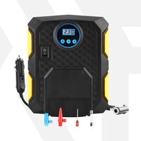 Compresor auto cu manometru digital si lanterna LED, alimentare 12 V, 35L/min - DELISTAT