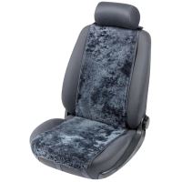 Semi husa scaun auto din blana de miel, Cosmo, antracit, Walser