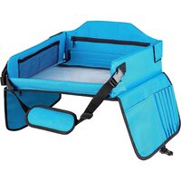 Masa pentru scaun auto si carucior cu suport tableta, Lenny, Walser, albastru