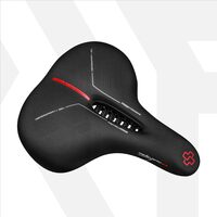 Sa bicicleta Memory Foam si Gel, Medicus Pro Evo City 3.0, 24.5 x 21 x 7 cm, Wittkop, negru