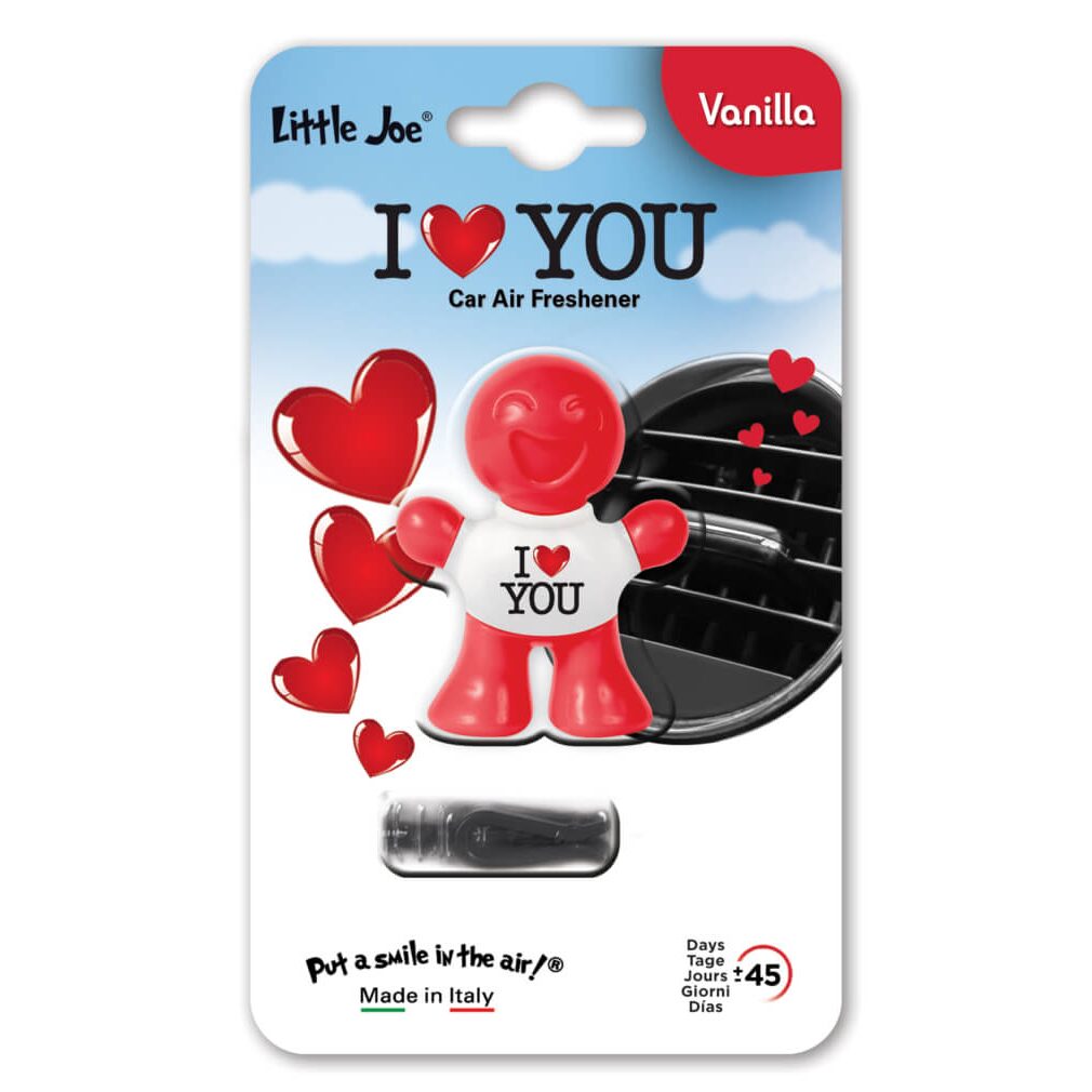 Odorizant auto Little Joe I Love you, Vanilla - Roll Fast