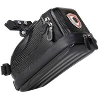 Borseta bicicleta cu montare sa, stop cu semnalizare led 5 moduri, reincarcabila USB, impermeabila, 2 L, West Biking, negru