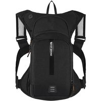 Rucsac drumetie, ciclism, alergare, moto, pliabil, bretele in X, mufa pentru casti, multicompartimentat, impermeabil, ultra usor, buzunar sistem hidratare, 10L, West Biking, negru
