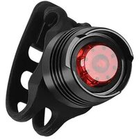Stop LED bicicleta, functie dubla fata/spate, potrivire universala inclusiv pentru MTB, vizibilitate 50 m si 240 de grade, 3 moduri de iluminare, prindere de tija, plastic ABS si aluminiu, rezistent la apa, 11.3 x 3.1 x 3.1 cm, West Biking, negru