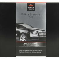 Set polish si ceara pentru zgarieturi, Black Nigrin