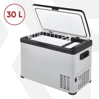Frigider auto portabil cu compresor si functie congelare -20°C, capacitate 30L, AEG KK30, masina, camion, rulota, 12V, 24V, 230V, display LCD, congelator mobil, lada frigorifica 61 x 32 x 40 cm