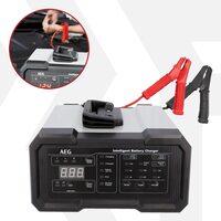 Redresor auto profesional, digital cu microprocesor, functie pornire, AEG, 10A, 6/12V