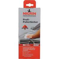 Servetele polish pentru lustruit auto, Nigrin Performance, 50 buc, 21 x 28 cm