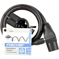 Antifurt bicicleta cu suport prindere sub sa, Fischer, 180 cm