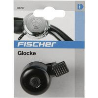 Minisonerie bicicleta Fischer, diametru 22 mm, metal, neagra, universala 