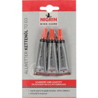 Ulei lant bicicleta All-weather, Nigrin Bike-Care, 3 x 3 ml