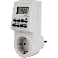 Priza programabila digital, Unitec, alb - Delistat