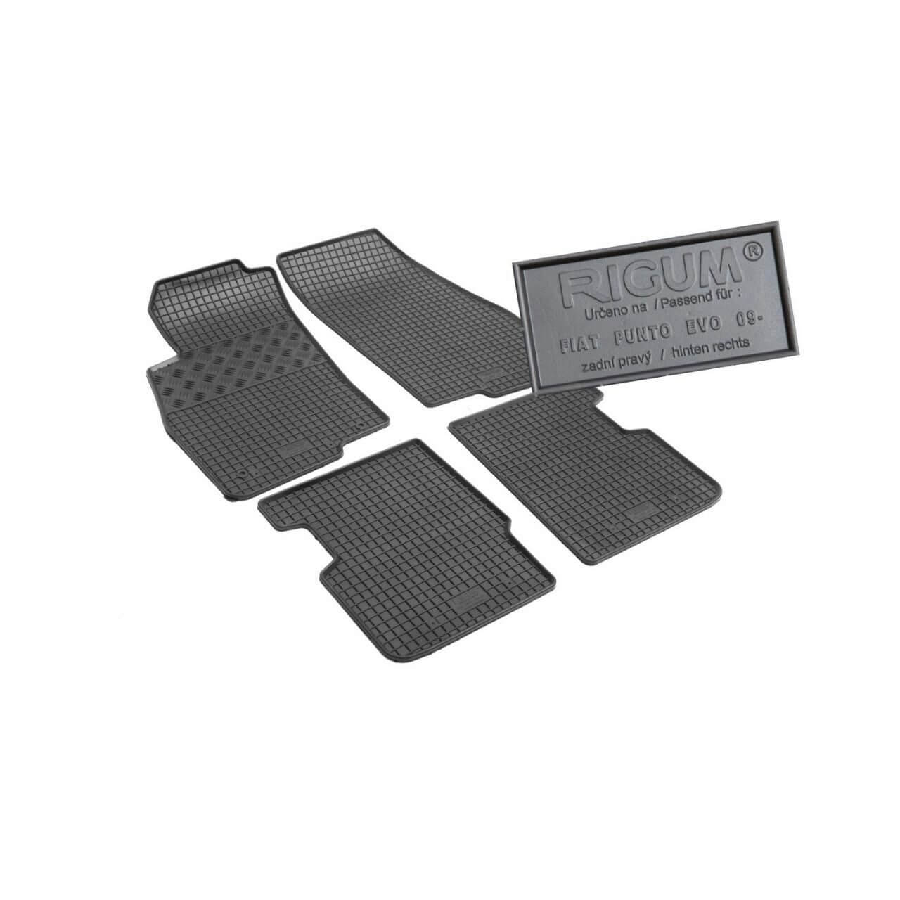 Covorase auto Fiat Punto EVO fabricatie 2009 - prezent