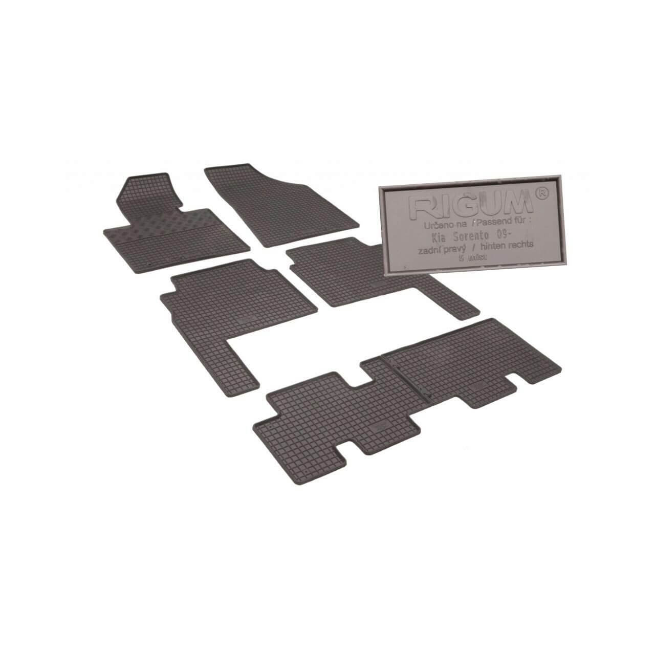 Covorase auto Kia Sorento II  fabricatie 11.2009 - 2013 (7 locuri)