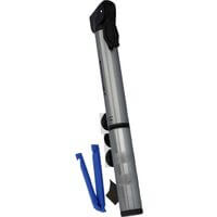 Mini pompa bicicleta, aluminiu, cu kit de reparatie integrat, Fischer