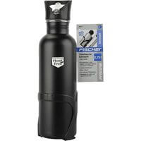 Recipient pentru bauturi, sticla de apa portabila, bidon din otel inoxidabil, cu suport inclus, pentru bicicleta, sport, drumetie, Fischer, 750 ml