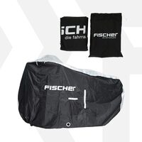 Husa prelata bicicleta e-bike Premium, Fischer, impermeabila, reflectorizanta, sac depozitare, 200 x 110 cm