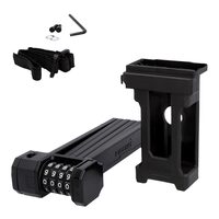 Antifurt bicicleta pliabil cu suport prindere, Fischer, cu cifru, lungime 85 cm