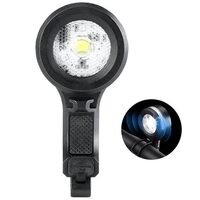 Far bicicleta cu claxon si lanterna LED, 5 moduri de iluminare, 4 sunete claxon, West Biking, lumina bicicleta fata, vizibilitate sporita