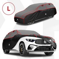 Prelata auto antigrindina SUV L, Premium Hybrid, 8 mm grosime, 4900 x 1850 x 1450 mm, gri-negru, Walser