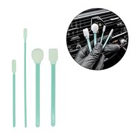 Set betisoare Detailing Auto, pentru curatare interior, diverse marimi, capete din spuma, Detailer Cleaning Swabs Kit, Moje Auto, 4 buc