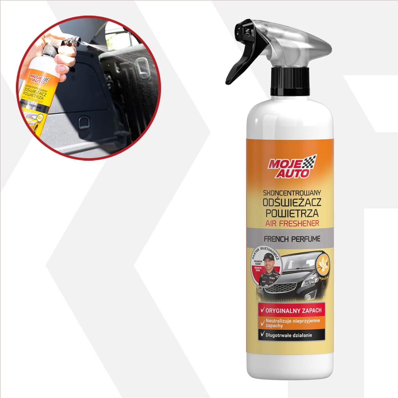On The Car Deodorante Auto Vanilla Flower – Profumatore Per Ambiente Auto, Fragranza Floreale Vanigliata