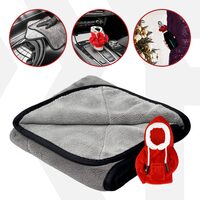 Pachet cadou barbati pentru Craciun, prosop microfibra uscare auto 60x40 cm, husa schimbator viteze tip hanorac cu gluga, idei de Cadou pentru EL