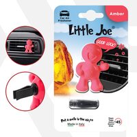 Odorizant auto Little Joe® Amber, chihlimbar si vanilie, rosu-roz