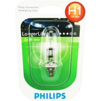 Bec Longer Life H1, 12V, 55W, Philips