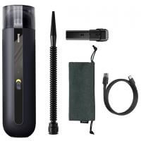 Aspirator auto wireless cu acumulator reîncărcabil, filtru HEPA, Baseus, 70 W, 5000 Pa, negru